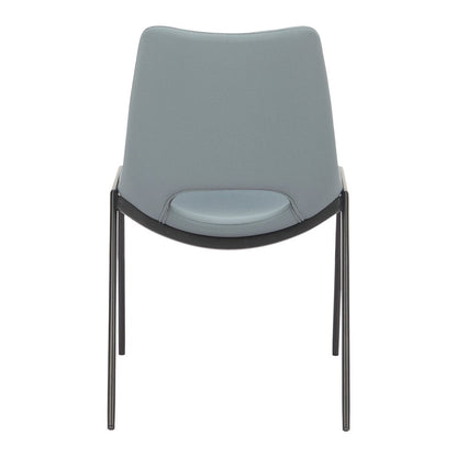 Desi Armless Dining Chair (Set of 2) Azure Gray