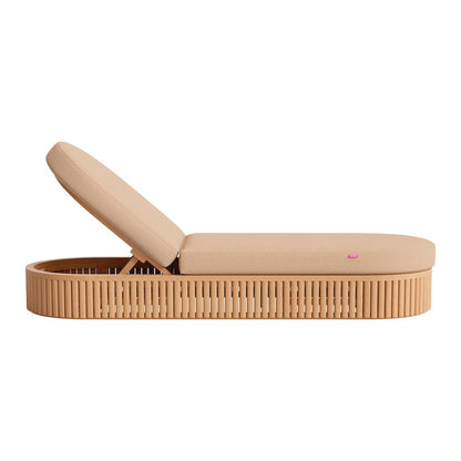Sakina Chaise Lounge Brown