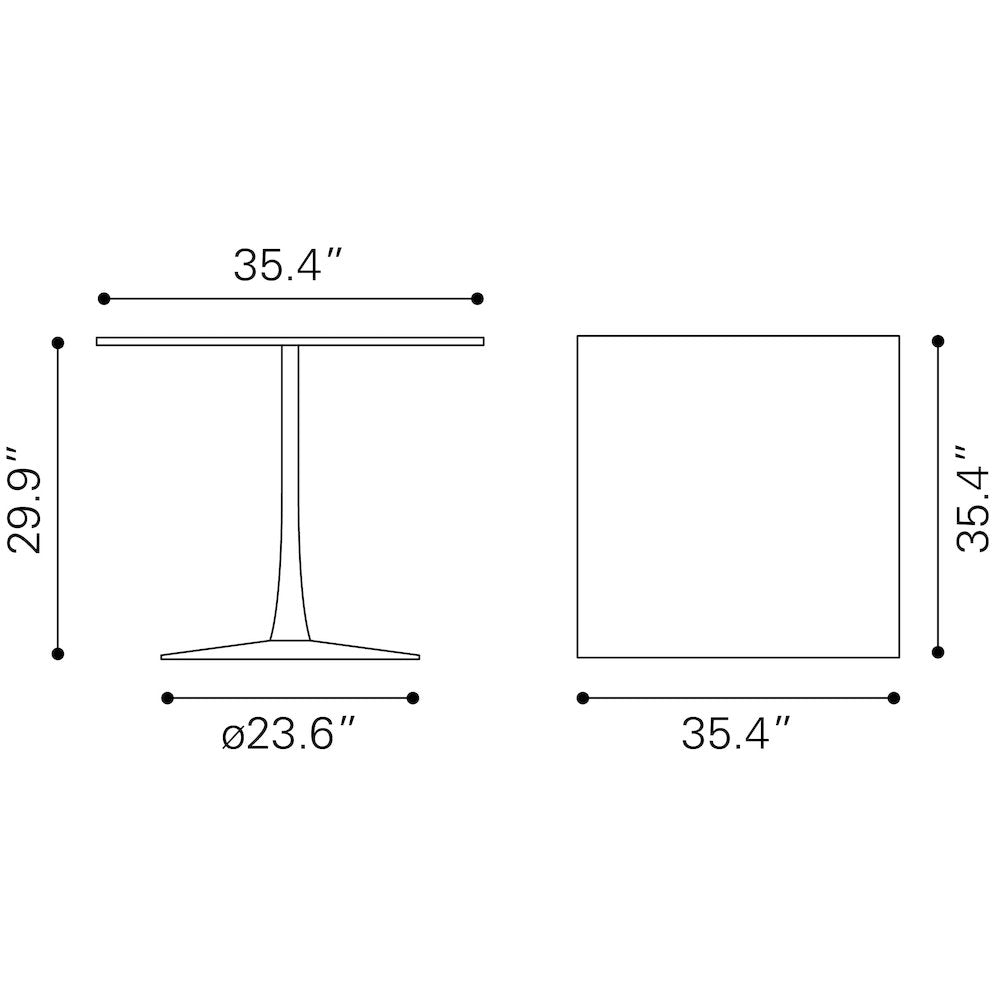 Molly Dining Table White
