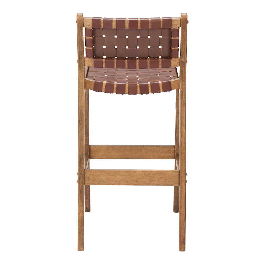 Feder Barstool (Set of 2) Brown