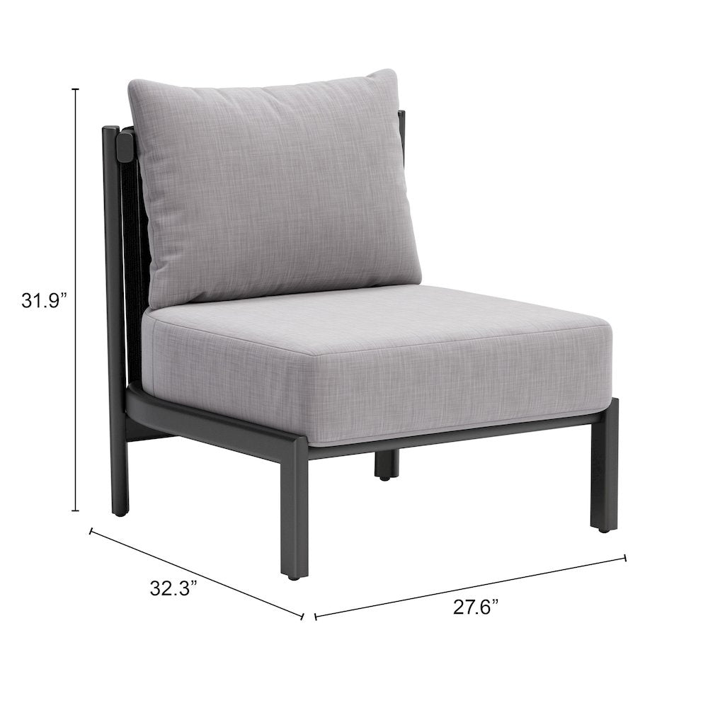 Horizon Accent Chair Gray
