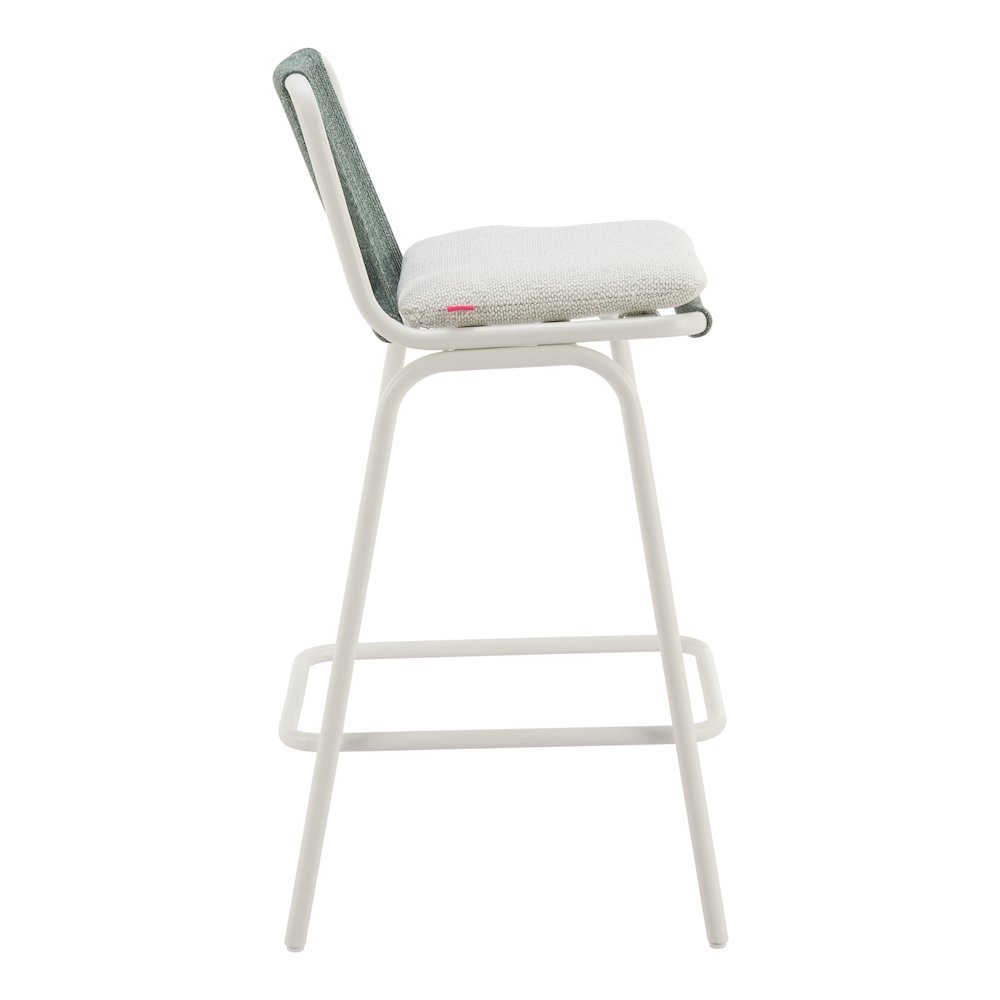Luft Barstool (Set of 2) White & Green