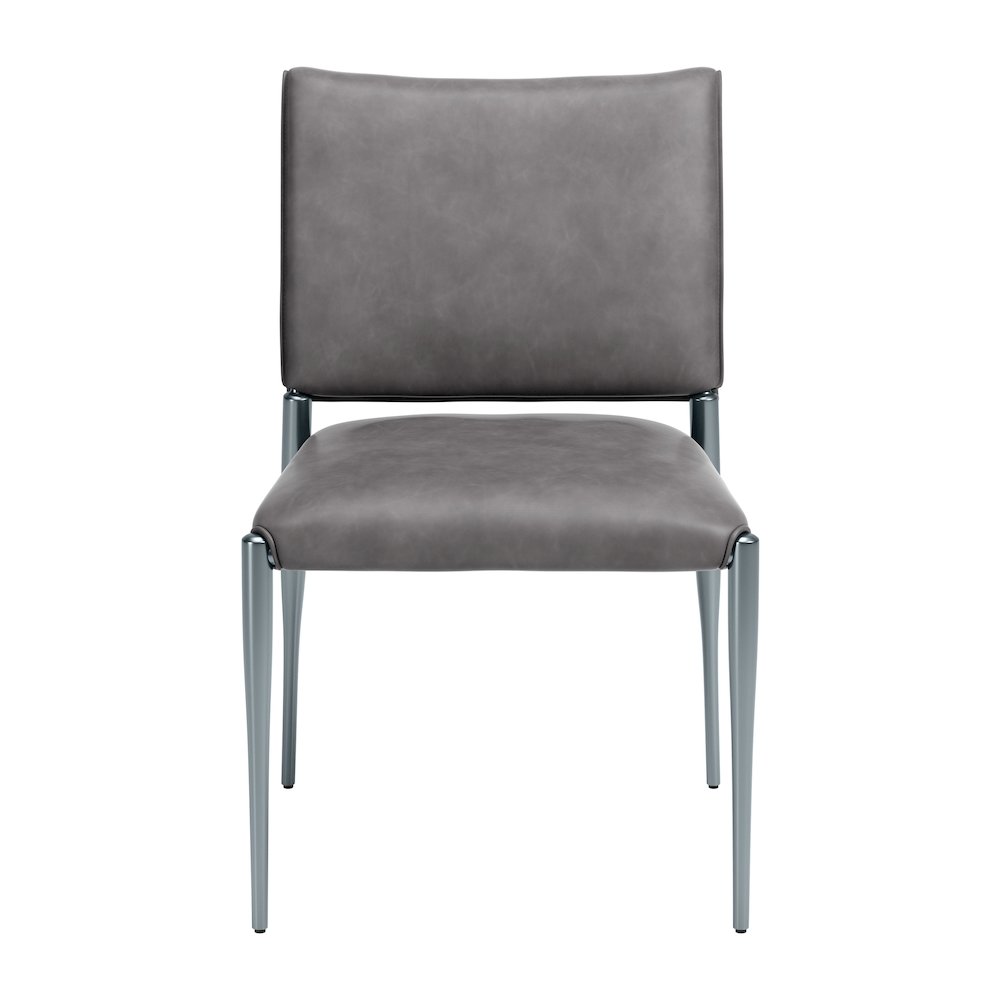 Freesia Dining Chair (Set of 2) Charcoal Gray