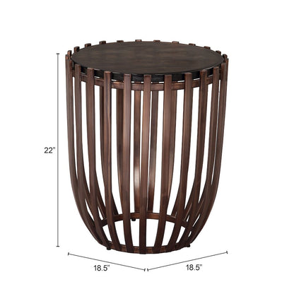 Kafig Side Table Bronze