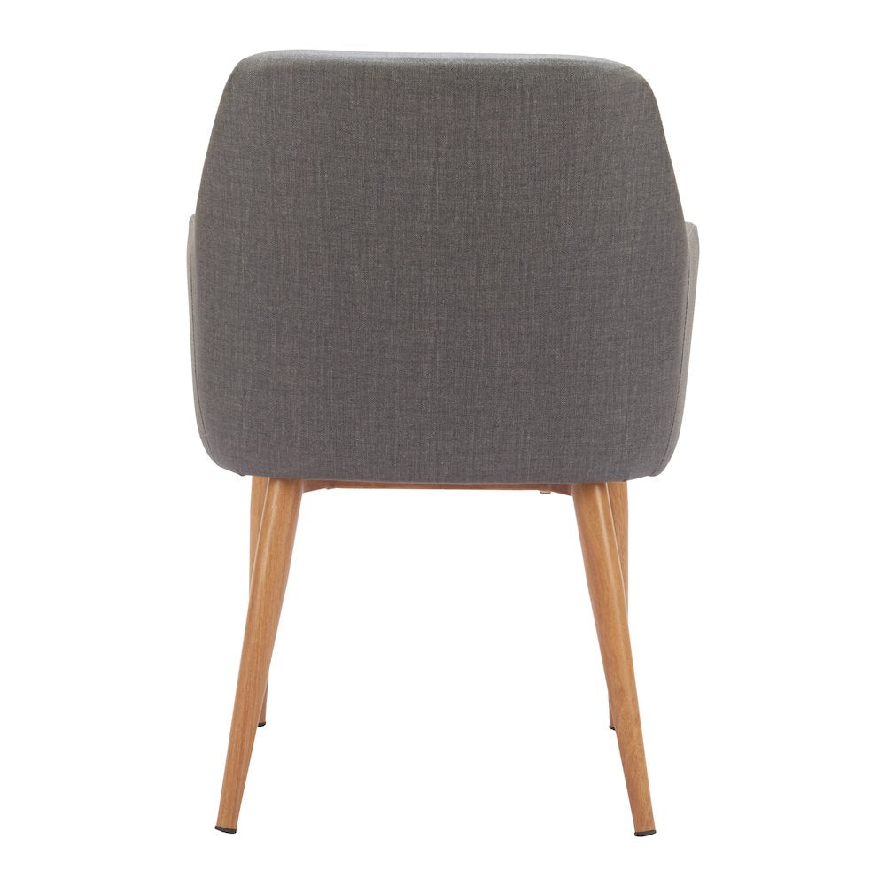 Wisom Dining Chair (Set of 2) Gray