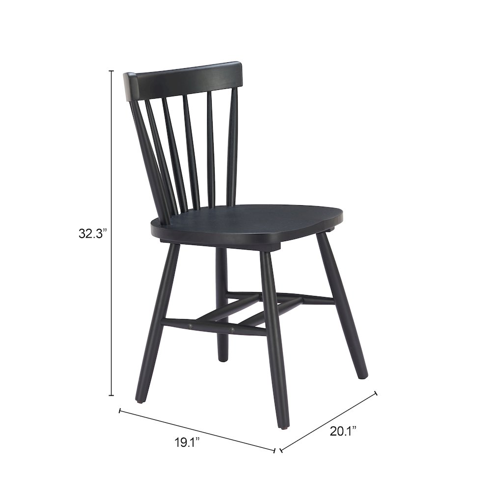 Tyce Dining Chair (Set of 2) Black