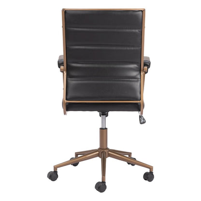 Auction Office Chair Vintage Black