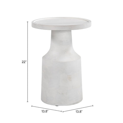 Cala Side Table White