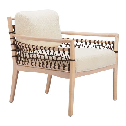 Wezly Accent Chair Ivory