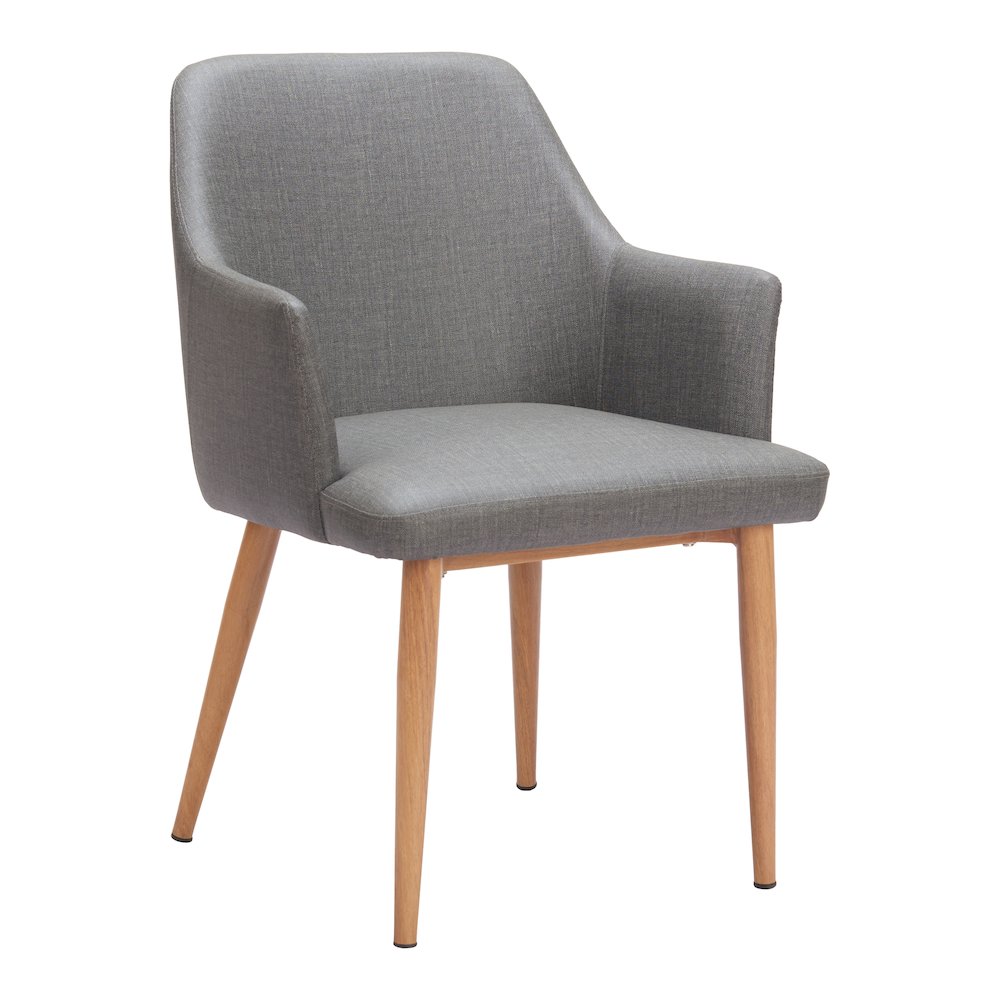 Wisom Dining Chair (Set of 2) Gray