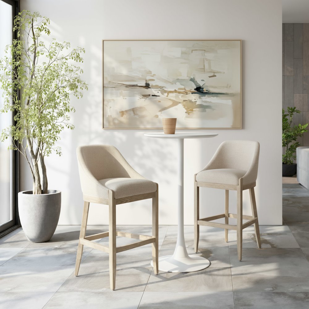 Calmo Barstool Beige