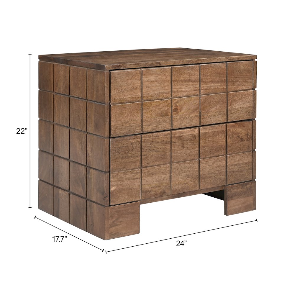 Modo Nightstand Walnut