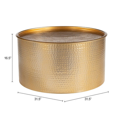 Coldveil Storage Coffee Table Gold