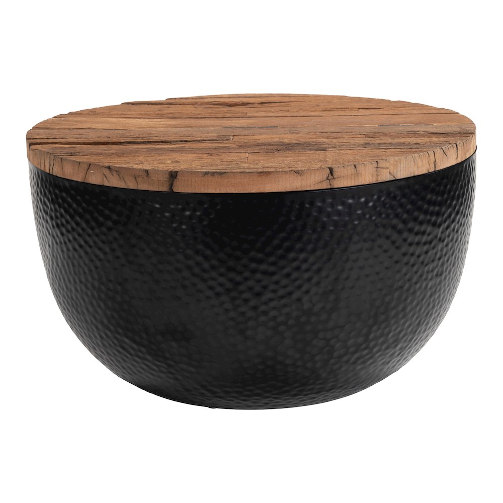 Duskan Storage Coffee Table Natural & Black