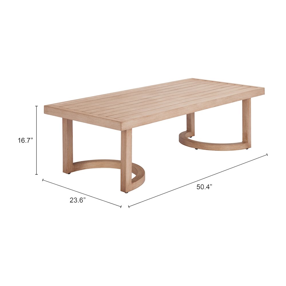 Leto Coffee Table Brown