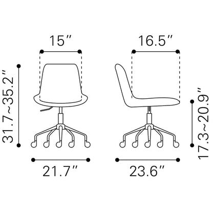 Byron Office Chair Gray