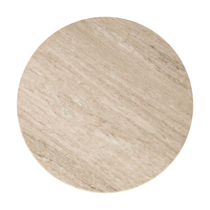 Eda Side Table White & Natural