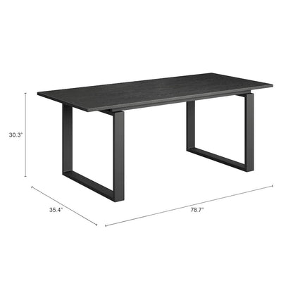 Sundar Dining Table Black