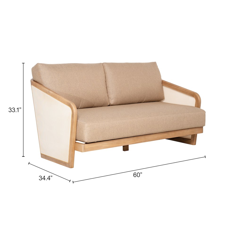 Sakina Sofa Brown