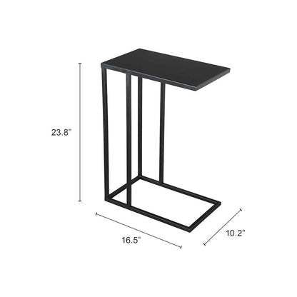Atom Side Table Black