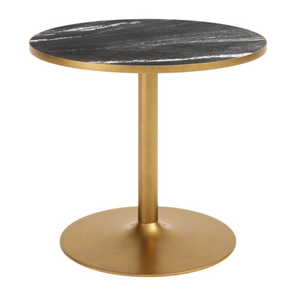 Batu Dining Table Black & Gold