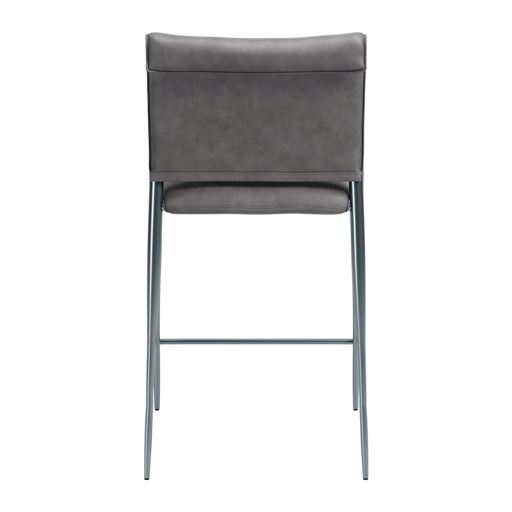 Freesia Counter Stool (Set of 2) Charcoal Gray