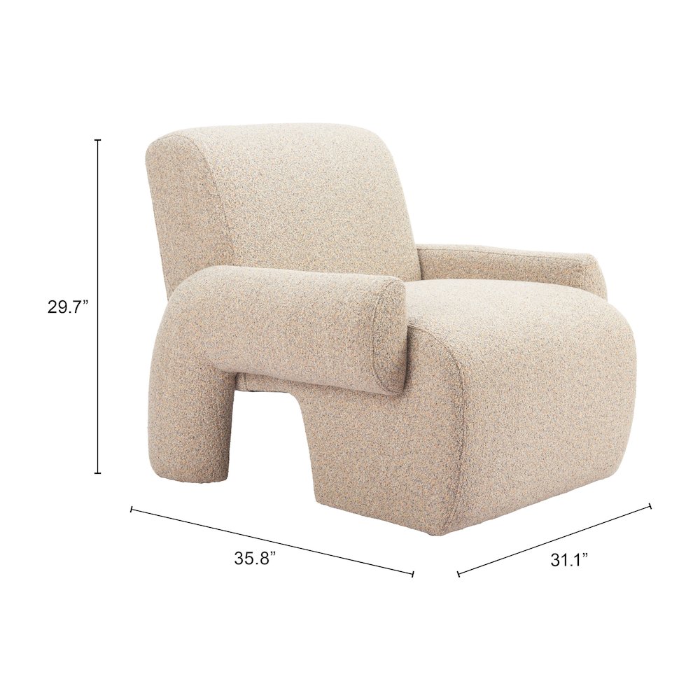 Rura Accent Chair Heathered Beige