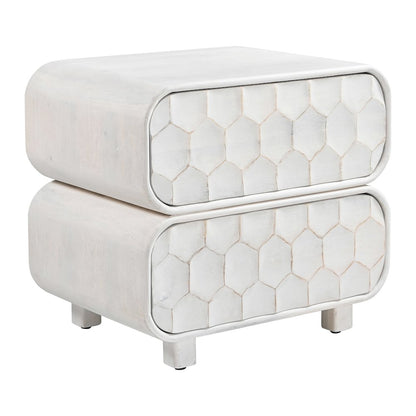 Miro Nightstand Whitewashed