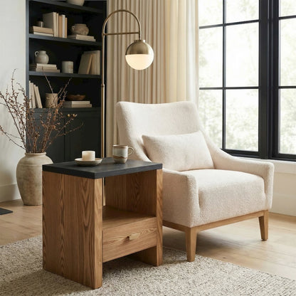 Natt Side Table Black