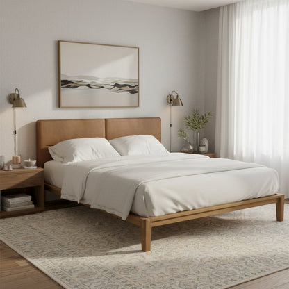 Cove Floating Queen Headboard Brown