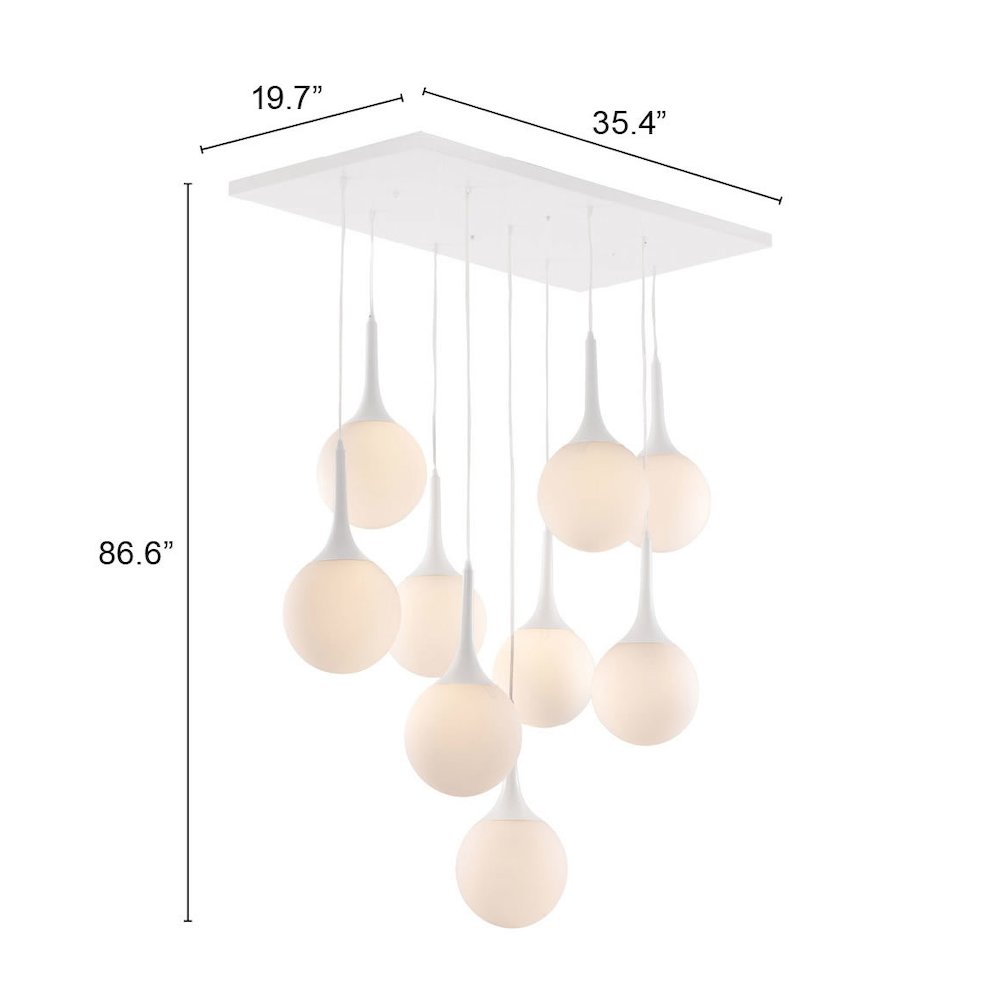 Epsilon Ceiling Lamp White