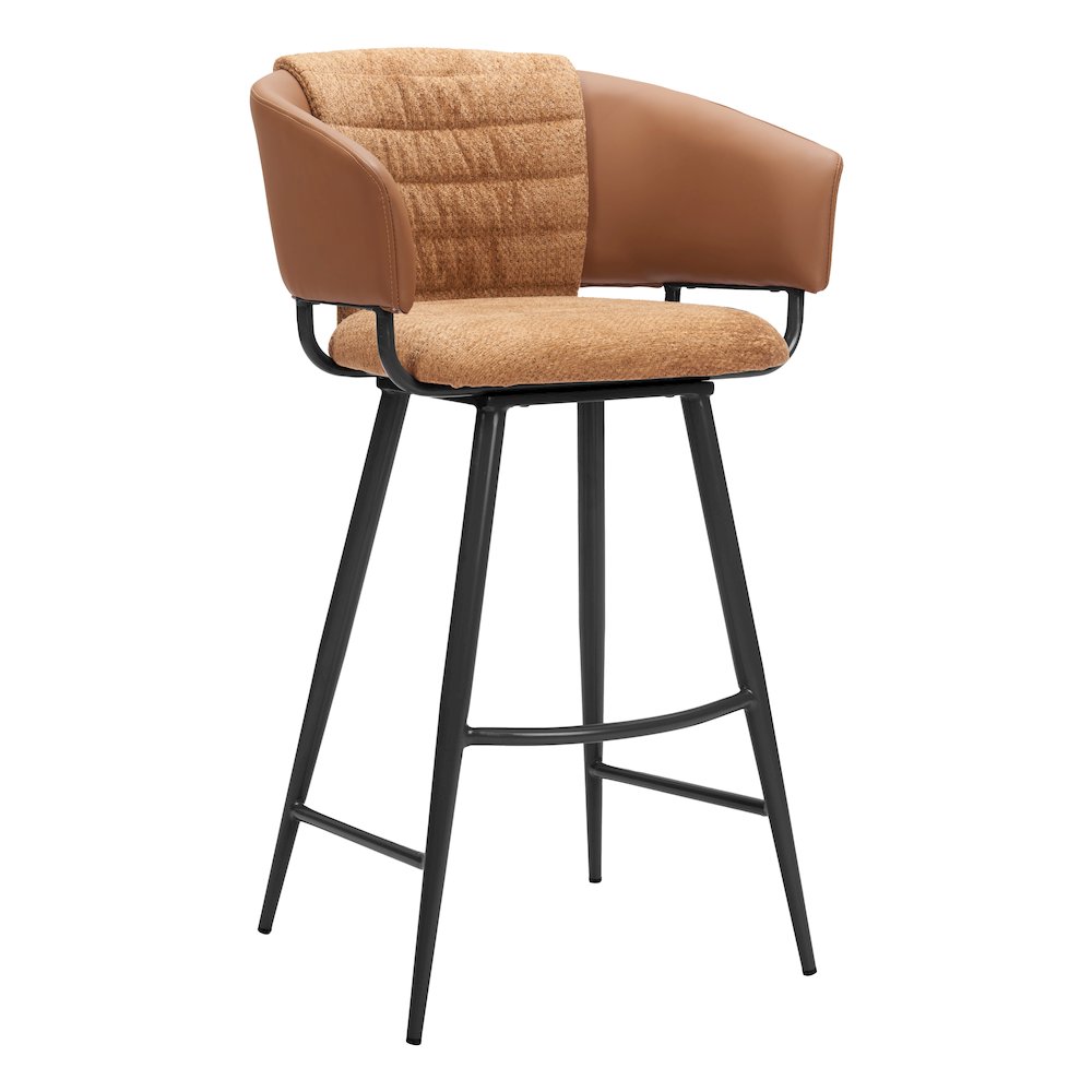 Juno Barstool (Set of 2) Brown