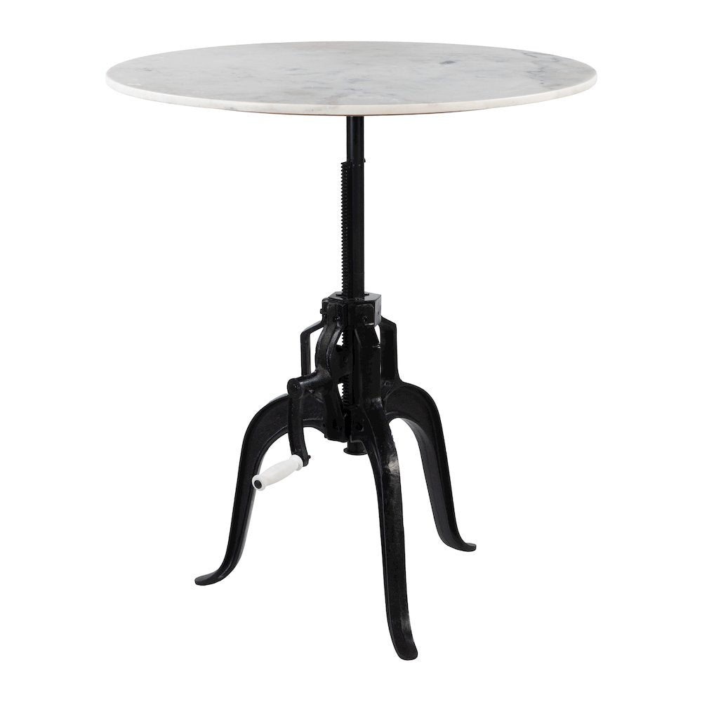 Mufid Bistro Table White & Black