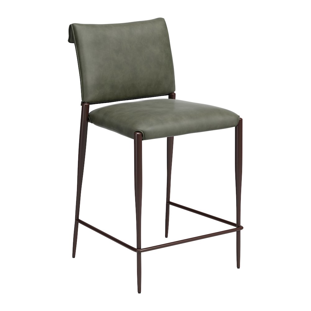 Freesia Counter Stool (Set of 2) Olive Green