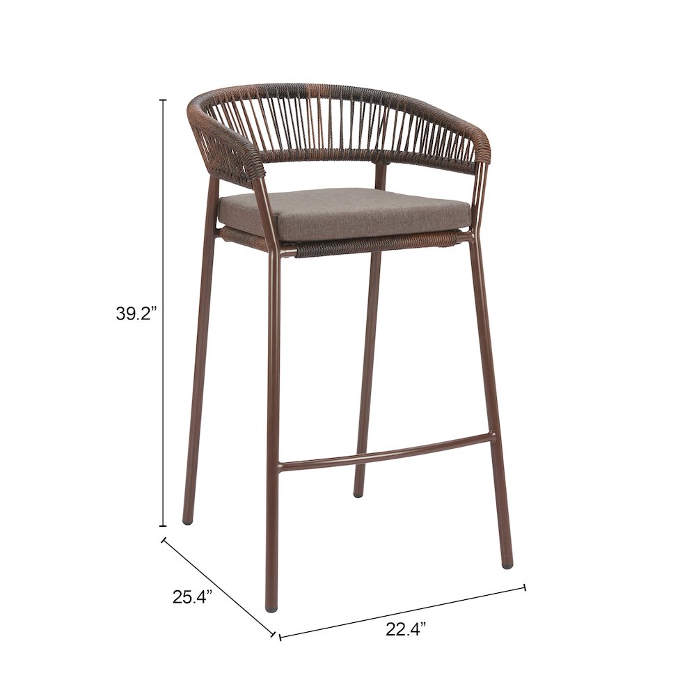 Skye Barstool (Set of 2) Brown