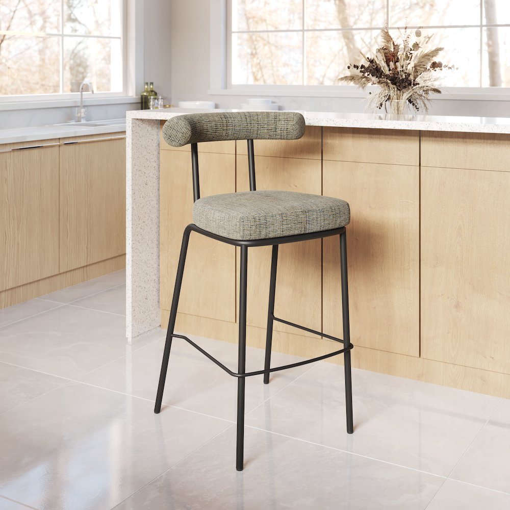 Kede Barstool Green Tweed