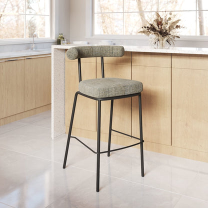 Kede Barstool Green Tweed
