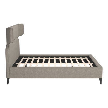 Dusa Queen Bed Olive Brown