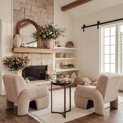 Rura Accent Chair Heathered Beige