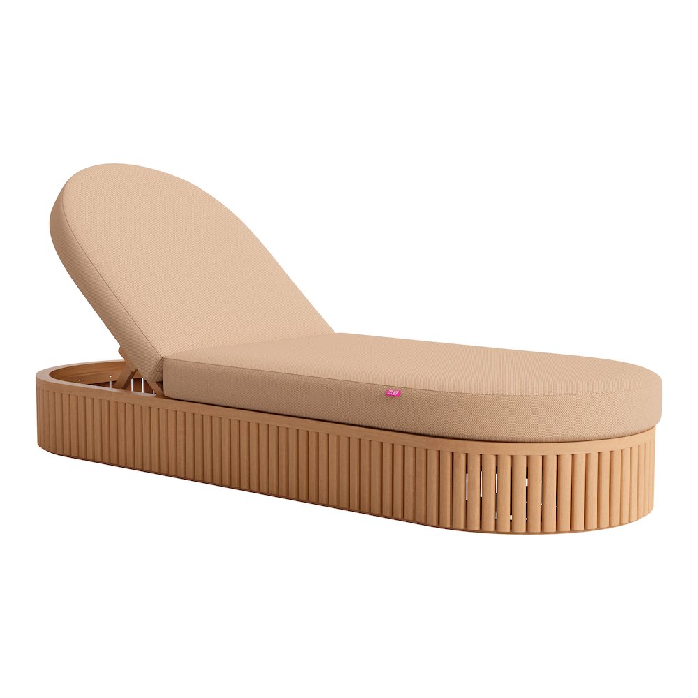 Sakina Chaise Lounge Brown