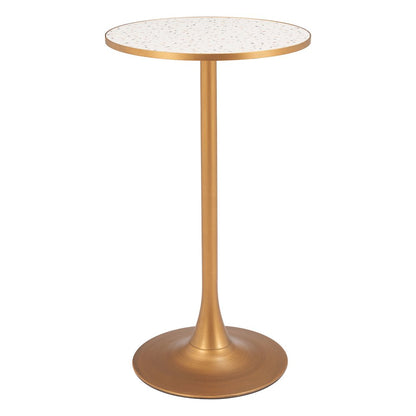 Bite Bar Table Beige & Gold