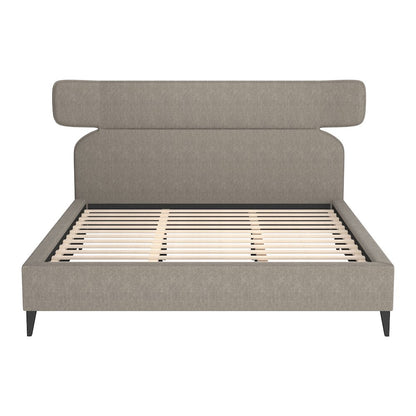 Dusa King Bed Olive Brown