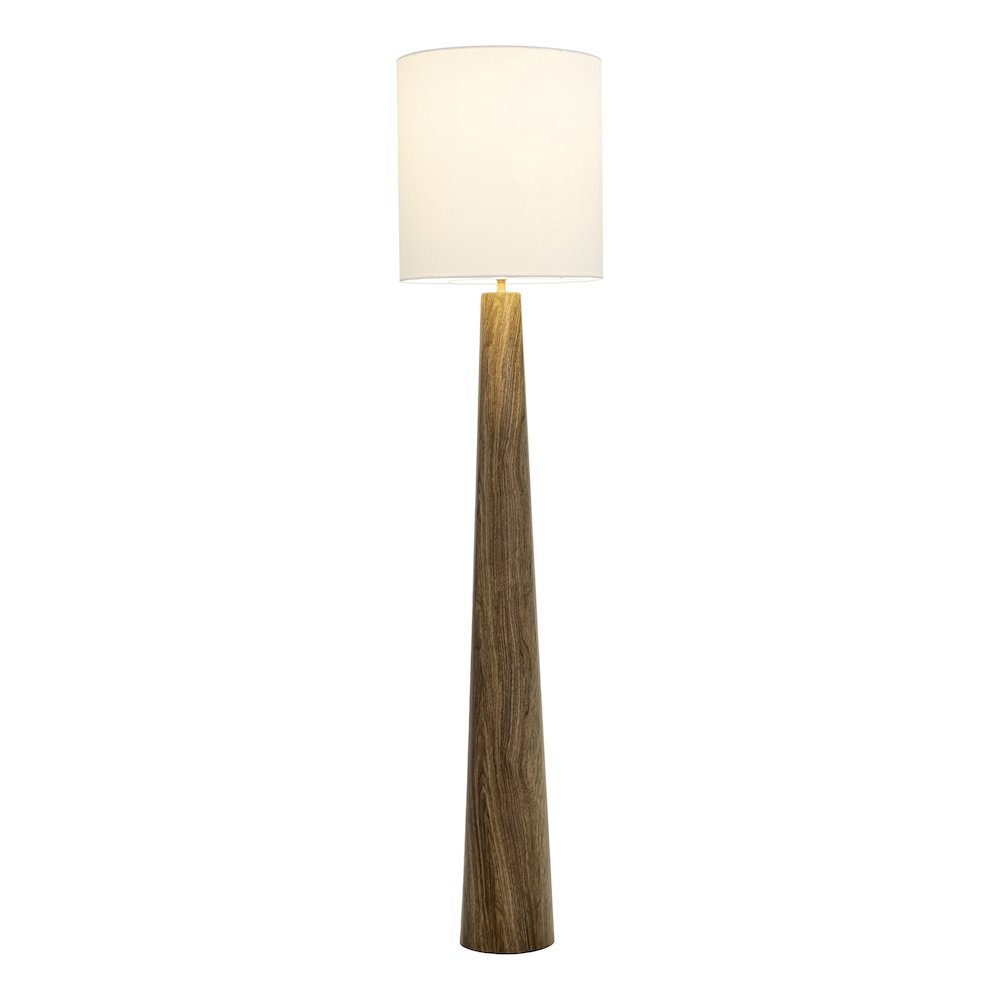 Woonari Solar Floor Lamp Brown