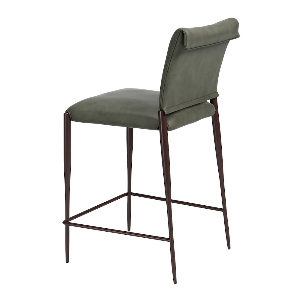 Freesia Counter Stool (Set of 2) Olive Green