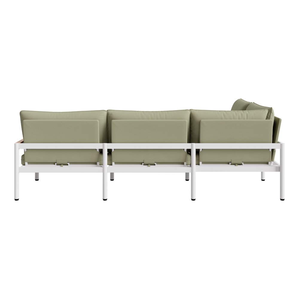 Lychee Modular Sectional Green