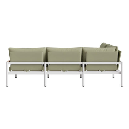 Lychee Modular Sectional Green