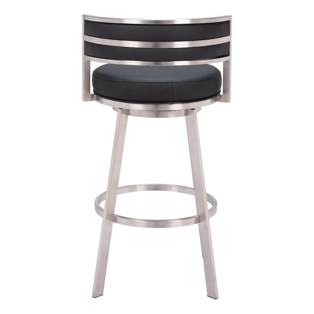 Gimsby Swivel Barstool Black
