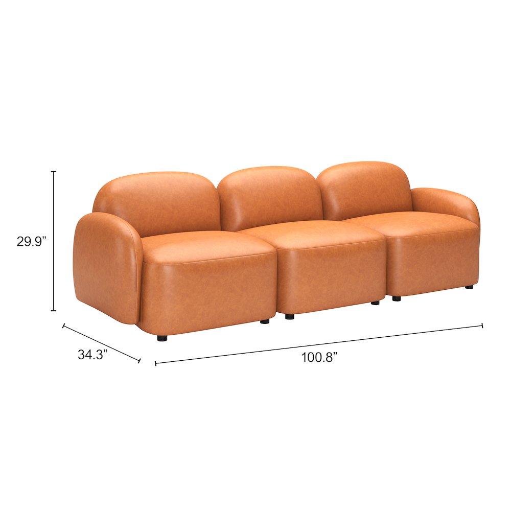 Cleo Modular Sofa Brown