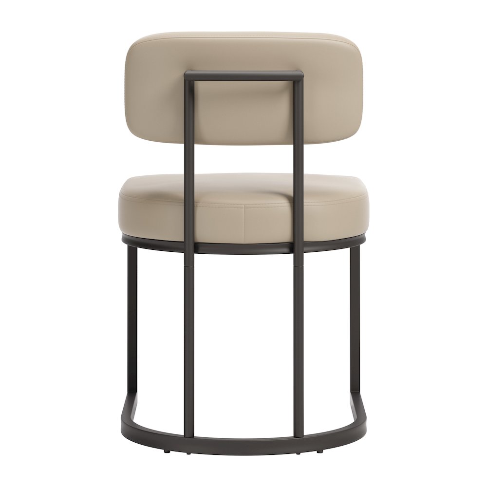 Velar Dining Chair (Set of 2) Beige & Gray