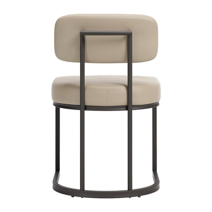 Velar Dining Chair (Set of 2) Beige & Gray